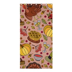 Thanksgiving Pattern Shower Curtain 36  X 72  (stall)  by Sobalvarro