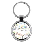 Grace s Drawing Key Chain (Round)