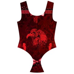 Awesome Eagle Off Shoulder Velour Bodysuit  by FantasyWorld7