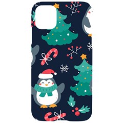 Colorful Funny Christmas Pattern Iphone 11 Black Uv Print Case by Vaneshart