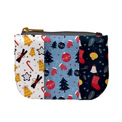 Christmas Pattern Collection Flat Design Mini Coin Purse by Vaneshart