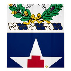 Coat Of Arms Of United States Army 111th Medical Battalion Shower Curtain 66  X 72  (large)  by abbeyz71