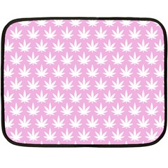 Kawaii Cannabis  Fleece Blanket (mini) by thethiiird