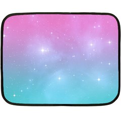 Pastel Goth Galaxy  Fleece Blanket (mini) by thethiiird