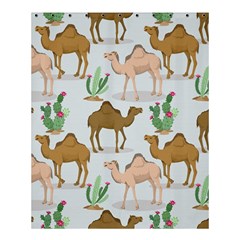 Camels Cactus Desert Pattern Shower Curtain 60  X 72  (medium)  by Wegoenart