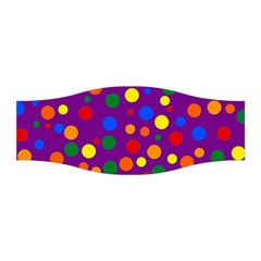 Gay Pride Rainbow Multicolor Dots Stretchable Headband by VernenInk