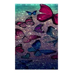 Glitter Butterfly Shower Curtain 48  X 72  (small)  by Sparkle