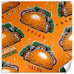 Seamless Pattern With Taco Canvas 20  X 20  by BangZart