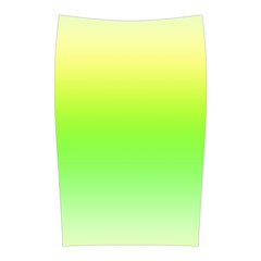 Lemon Yellow And Lime Green Gradient Ombre Color Midi Pencil Skirt by SpinnyChairDesigns