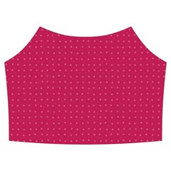 Rose Pink Color Polka Dots Summer Cropped Co-ord Set by SpinnyChairDesigns