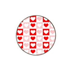 Hearts  Hat Clip Ball Marker by Sobalvarro