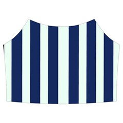 Navy In Vertical Stripes Summer Cropped Co-ord Set by Janetaudreywilson