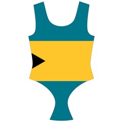 Flag Of The Bahamas Off Shoulder Velour Bodysuit  by abbeyz71