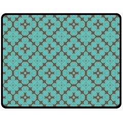 Tiles Double Sided Fleece Blanket (medium)  by Sobalvarro