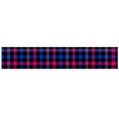 Bisexual Pride Checkered Plaid Large Flano Scarf  by VernenInk