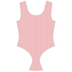 Baby Pink - Off Shoulder Velour Bodysuit  by FashionLane