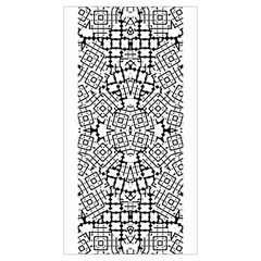 Modern Black And White Geometric Print Pleated Mini Skirt by dflcprintsclothing