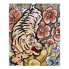 White Tiger Shower Curtain 60  X 72  (medium)  by ExtraGoodSauce