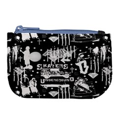 Skater-underground2 Large Coin Purse by PollyParadise