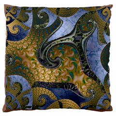Ancient Seas Large Cushion Case (two Sides) by LW323