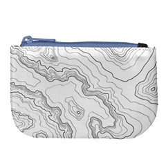 Topography Map Large Coin Purse by goljakoff