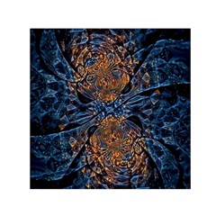 Fractal Galaxy Small Satin Scarf (square) by MRNStudios