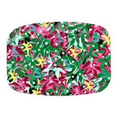 Floral-diamonte Mini Square Pill Box by PollyParadise