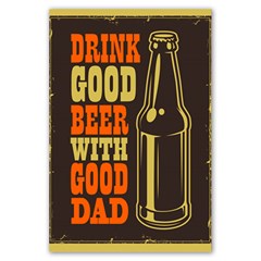 Dad Beer Poster 20  X 29  by walala
