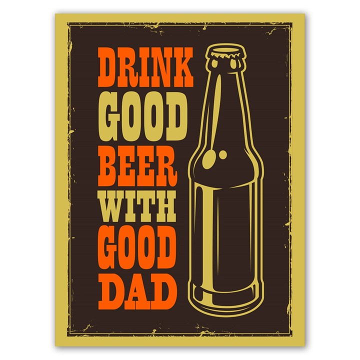 Dad beer Poster 18  x 24 