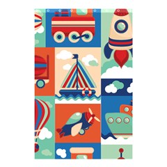 Travel With Love Shower Curtain 48  X 72  (small)  by designsbymallika