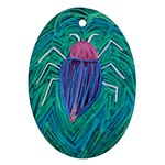Big Green Bug  Ornament (Oval)