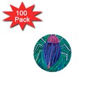 Big Green Bug  1  Mini Button (100 pack) 