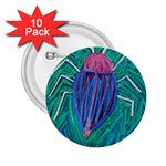Big Green Bug  2.25  Button (10 pack)