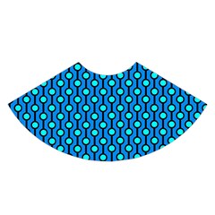 Blue Circles On A Dark Blue Background A-line Skirt by SychEva