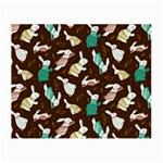 Easter rabbit pattern Small Glasses Cloth