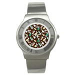 Easter rabbit pattern Stainless Steel Watch