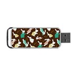 Easter rabbit pattern Portable USB Flash (Two Sides)