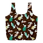 Easter rabbit pattern Full Print Recycle Bag (L)