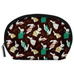 Easter rabbit pattern Accessory Pouch (Large)