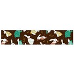 Easter rabbit pattern Small Flano Scarf