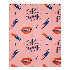 Grl Power Women s Day Pattern Shower Curtain 60  X 72  (medium) 