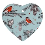 Christmas birds Ornament (Heart)