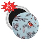 Christmas birds 2.25  Magnets (100 pack) 