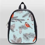 Christmas birds School Bag (Small)