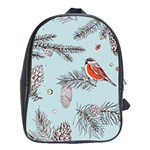 Christmas birds School Bag (XL)