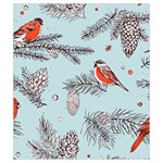 Christmas birds Drawstring Pouch (Small)
