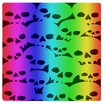 Rainbow Skull Collection UV Print Square Tile Coaster 
