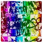 Rainbow Graffiti UV Print Square Tile Coaster 