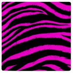 Pink Zebra UV Print Square Tile Coaster 