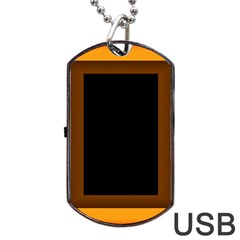 Gradient Dog Tag Usb Flash (two Sides) by Sparkle
